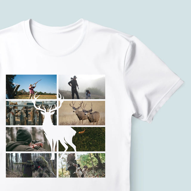 Colaj De Fotografii: Vânător - Tricou Pentru Bărbați