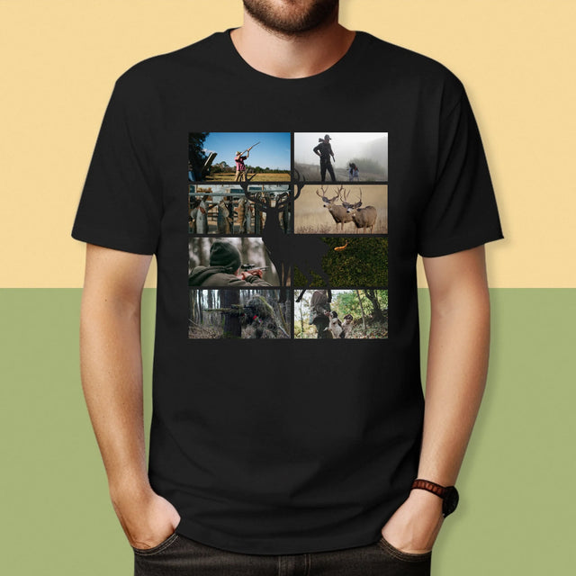 Colaj De Fotografii: Vânător - Tricou Pentru Bărbați