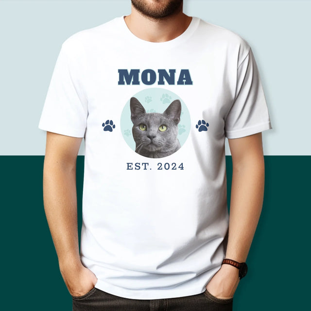 Personajul Tău: Mâțul Tău Varsity - Tricou Pentru Bărbați