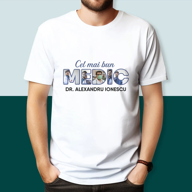 Cuvânt Din Fotografii: Cel Mai Bun Medic - Tricou Pentru Bărbați