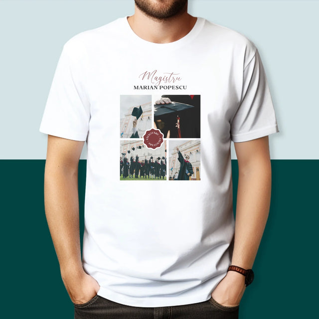 Colaj De Fotografii: Magistru - Tricou Pentru Bărbați