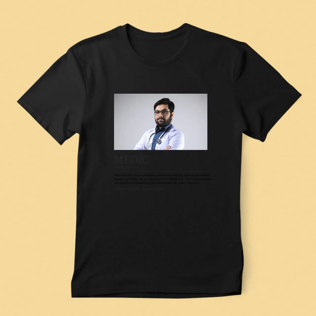 Fotografie Si Semnătură: Definiția Medicului - Tricou Pentru Bărbați