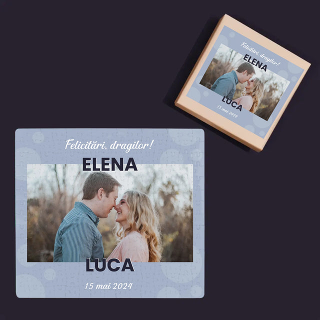 Fotografie Si Semnătură: Felicitări De Nuntă - Puzzle