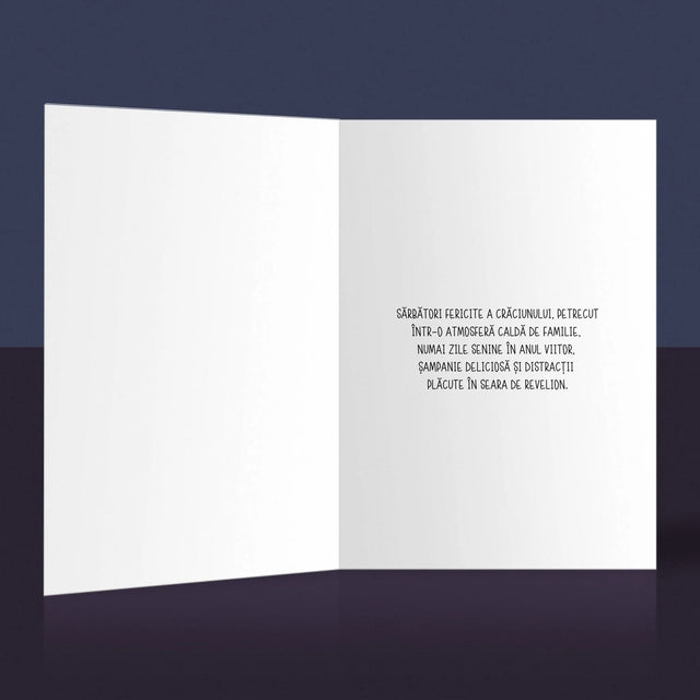 Creator De Personaj: Prietene Iarna - Card Cu Felicitări
