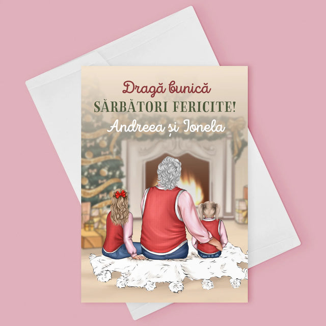 Creator De Personaj: Bunico, Sărbători Fericite - Card Cu Felicitări