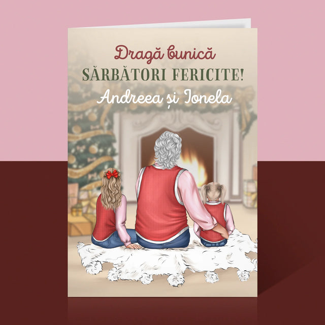 Creator De Personaj: Bunico, Sărbători Fericite - Card Cu Felicitări