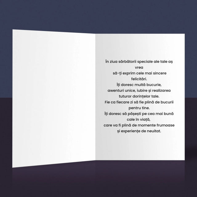 Fotografie Si Semnătură: Lup Între Vânători - Card Cu Felicitări