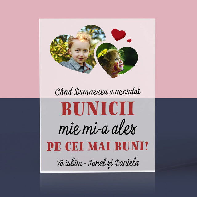 Colaj De Fotografii: Când Dumnezeu A Acordat Bunicii - Bloc Acrilic