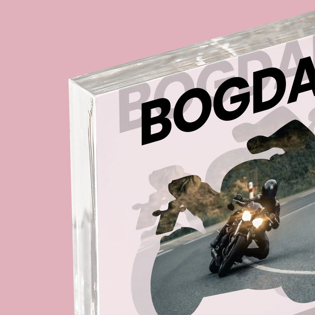 Formă Din Fotografii: Just Ride - Bloc Acrilic