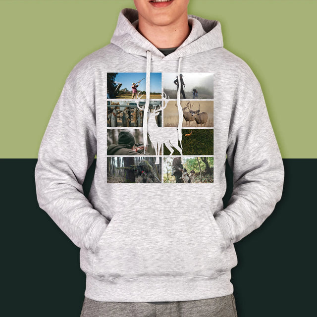 Colaj De Fotografii: Vânător - Hanorac Cu Glugă Pentru Bărbați