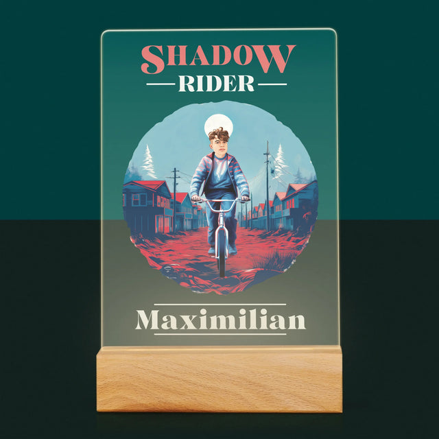 Personajul Tău: Shadow Rider - Imprimare Pe Sticlă Acrilică (Verticală)