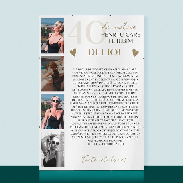 Colaj De Fotografii: 40 De Motive - Poster