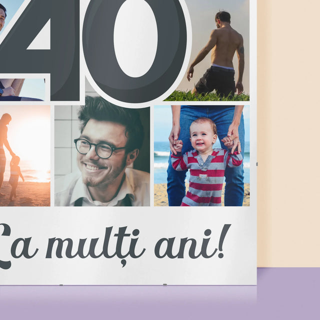 Colaj De Fotografii: 40 De Ani - Poster