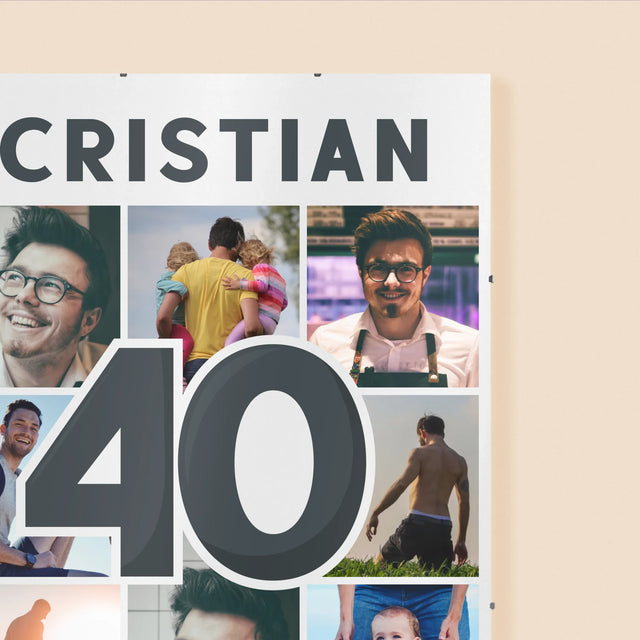 Colaj De Fotografii: 40 De Ani - Poster