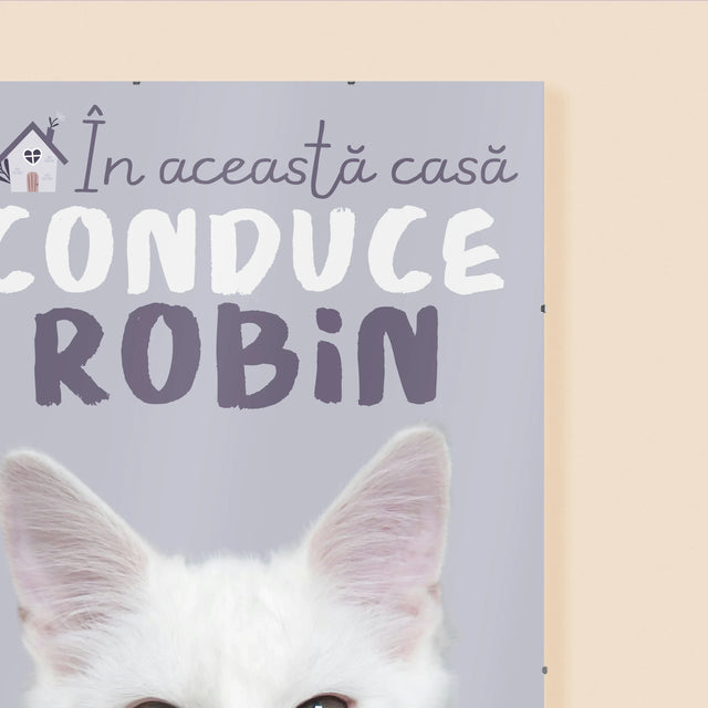 Fotografie Si Semnătură: În Această Casă Conduce Animalul - Poster