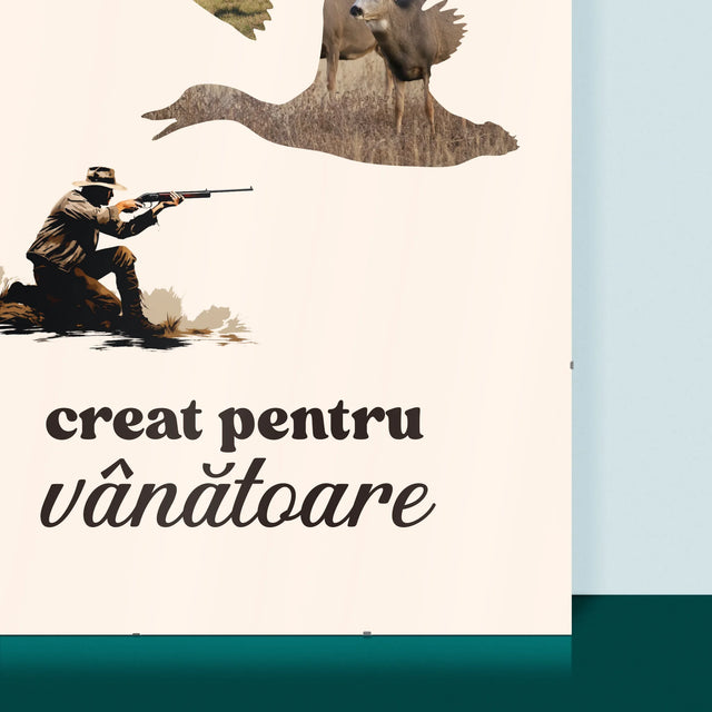 Formă Din Fotografii: Creat Pentru Vânătoare - Poster