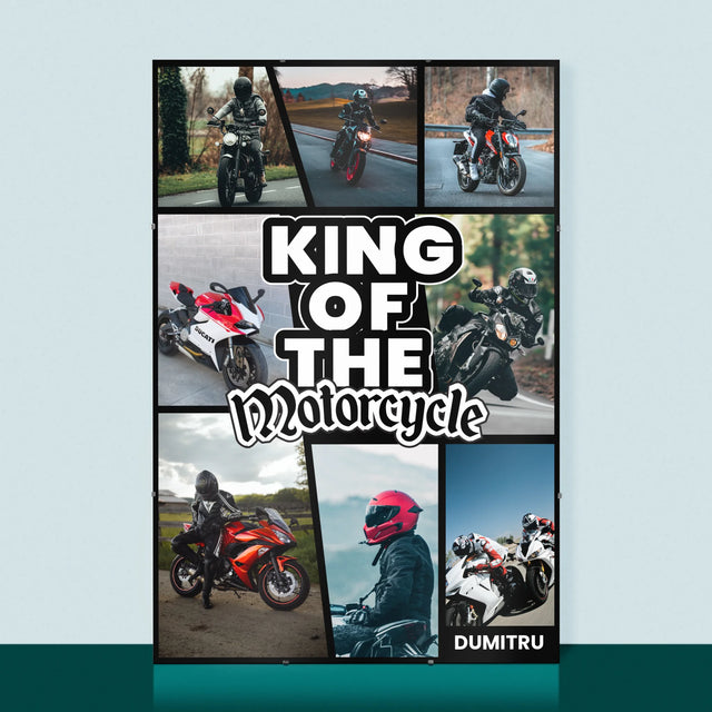 Colaj De Fotografii: King Of The Motorcycle - Poster