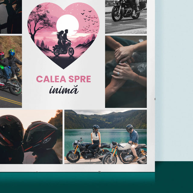 Colaj De Fotografii: Calea Spre Inimă - Poster