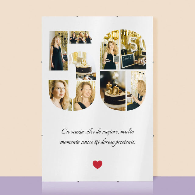 Formă Din Fotografii: A 50 Zi De Naștere - Poster
