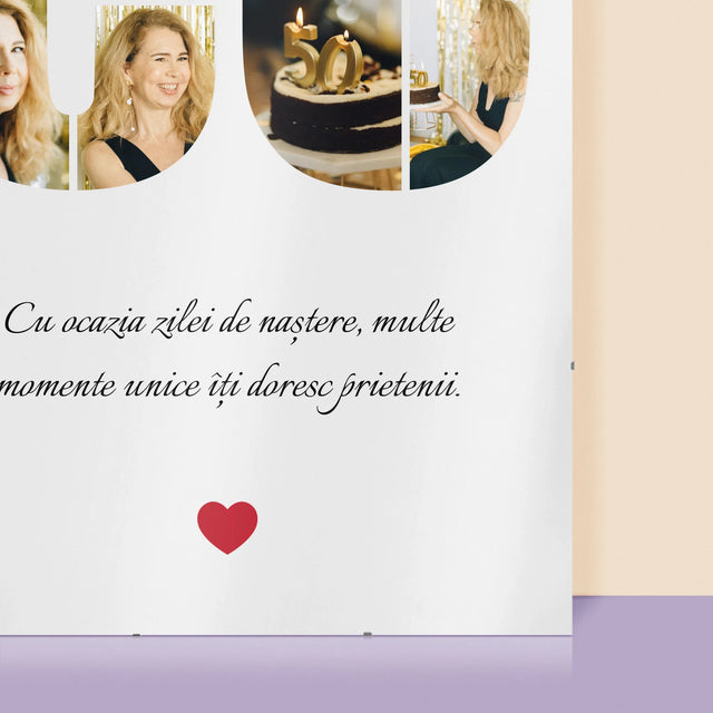 Formă Din Fotografii: A 50 Zi De Naștere - Poster