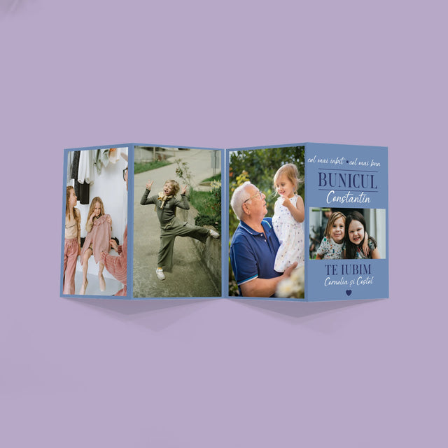 Colaj De Fotografii: Iubitul Bunic - Set Mare Fotografii Pliante