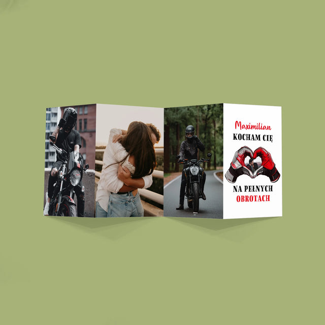 Fotografie Si Semnătură: Te Iubesc Cu Viteză Maximă - Set Mare Fotografii Pliante