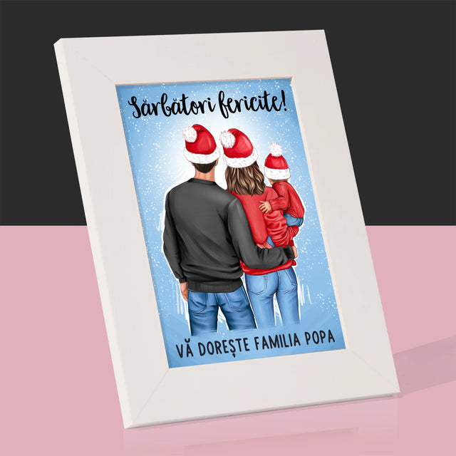 Creator De Personaj: Familia Sărbători - Ramă Pentru Fotografii (Horizontală)