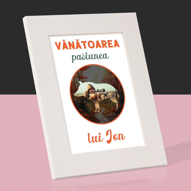 Fotografie Si Semnătură: Pasiune De Vânătoare - Ramă Pentru Fotografii (Horizontală)