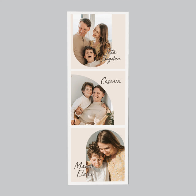 Fotografie Si Semnătură: Fotografia Familiei - Magnet Pe Fregider