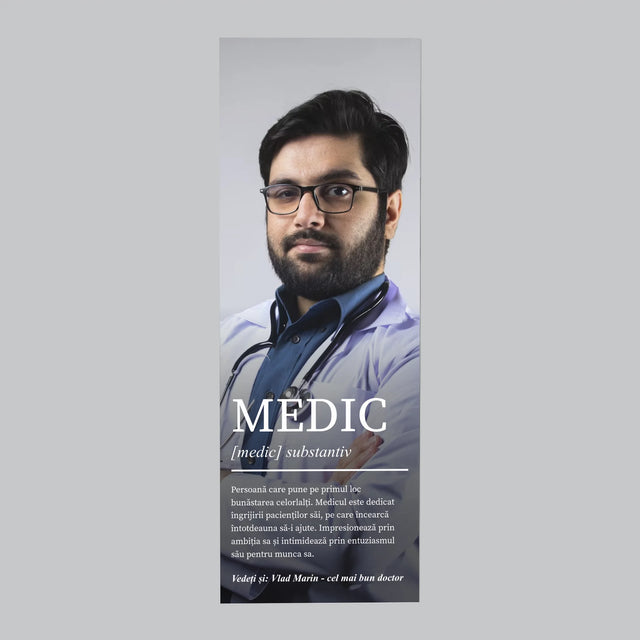 Fotografie Si Semnătură: Definiția Medicului - Magnet Pe Fregider