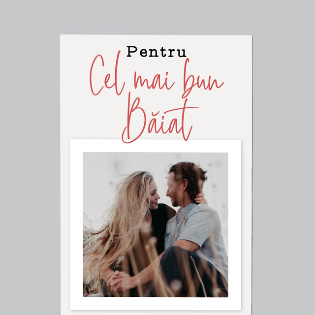 Fotografie Si Semnătură: Pentru Cel Mai Bun Băiat - Magnet Pe Fregider