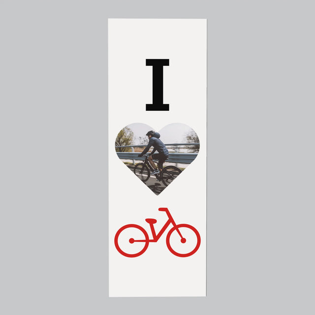 Fotografie Si Semnătură: I Love Bicicletă - Magnet Pe Fregider