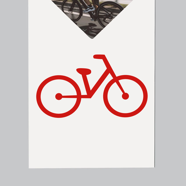 Fotografie Si Semnătură: I Love Bicicletă - Magnet Pe Fregider