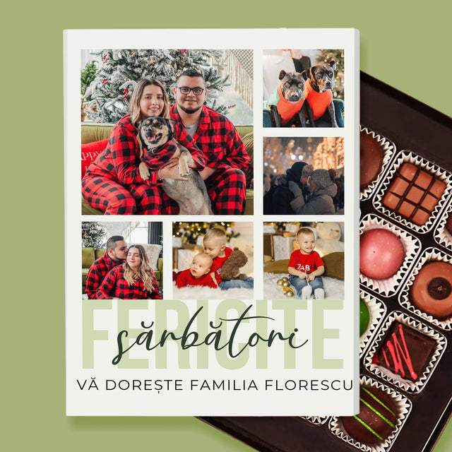 Colaj De Fotografii: Sărbători Fericite - Praline
