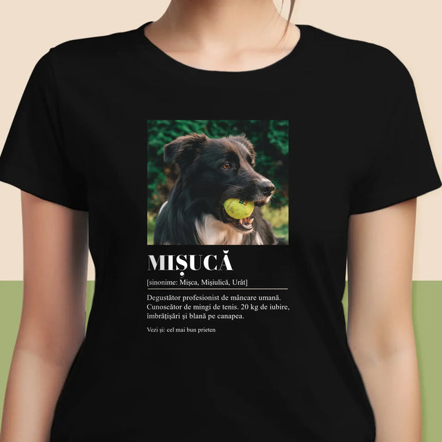 Fotografie Si Semnătură: Cățeluș Definiția - Tricou Pentru Femei