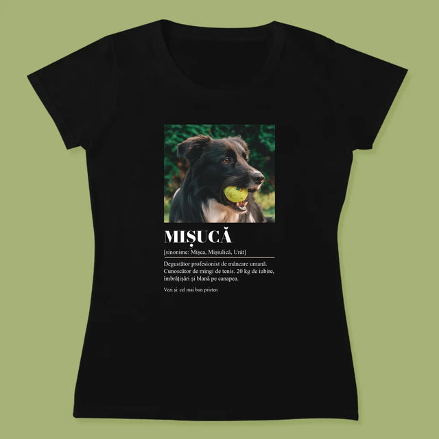 Fotografie Si Semnătură: Cățeluș Definiția - Tricou Pentru Femei