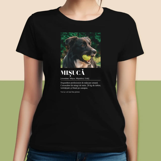 Fotografie Si Semnătură: Cățeluș Definiția - Tricou Pentru Femei