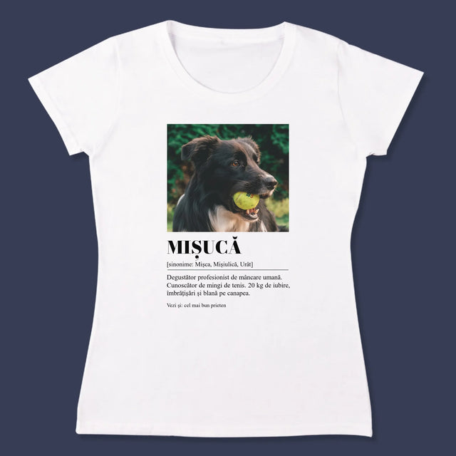 Fotografie Si Semnătură: Cățeluș Definiția - Tricou Pentru Femei