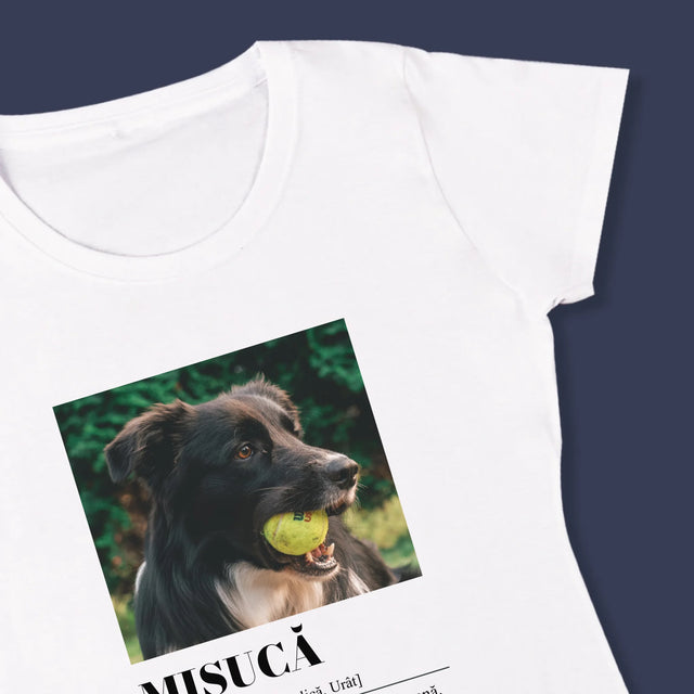 Fotografie Si Semnătură: Cățeluș Definiția - Tricou Pentru Femei