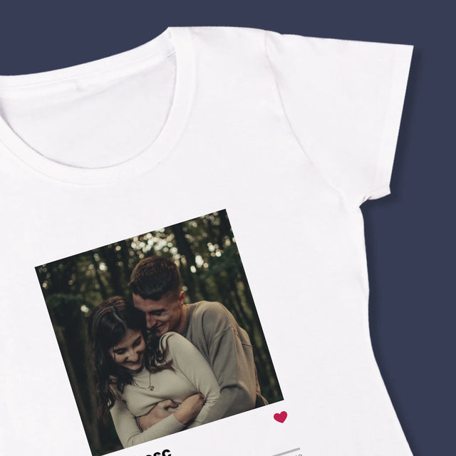 Fotografie Si Semnătură: Spotify Cu Cod Qr - Tricou Pentru Femei