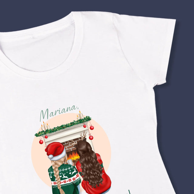 Creator De Personaj: Cele Mai Bune Prietene De Sărbători - Tricou Pentru Femei