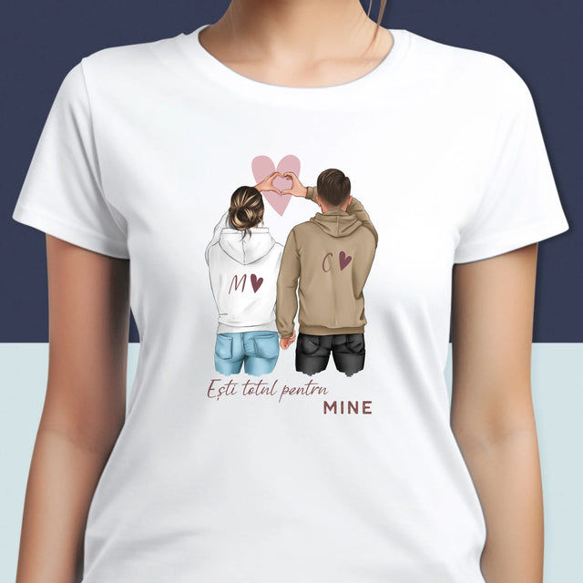 Creator De Personaj: Cuplu Inimă - Tricou Pentru Femei