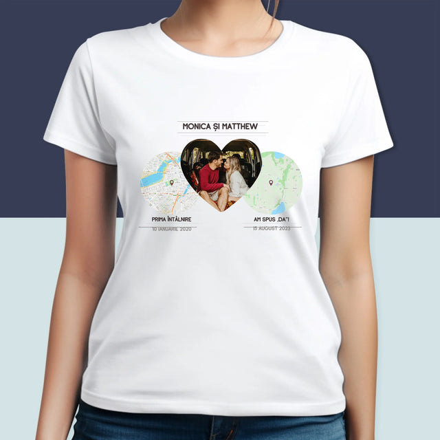 Harta Oraș: Locurile Noastre - Tricou Pentru Femei