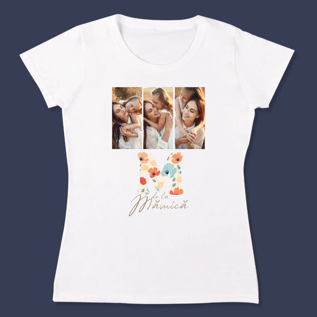 Colaj De Fotografii: M De La Mămică - Tricou Pentru Femei