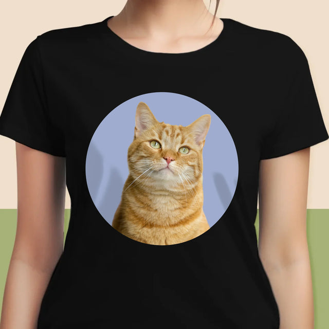 Fotografie Si Semnătură: Pisicul  Tău - Tricou Pentru Femei