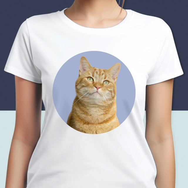 Fotografie Si Semnătură: Pisicul  Tău - Tricou Pentru Femei
