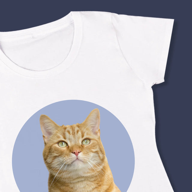 Fotografie Si Semnătură: Pisicul  Tău - Tricou Pentru Femei