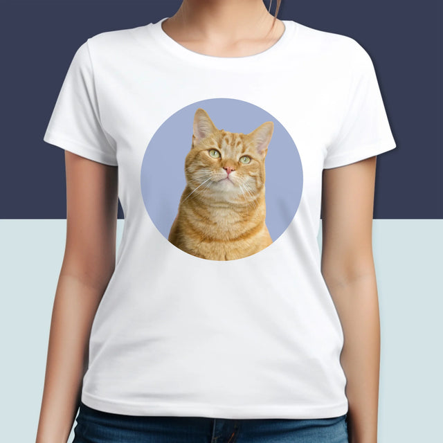 Fotografie Si Semnătură: Pisicul  Tău - Tricou Pentru Femei