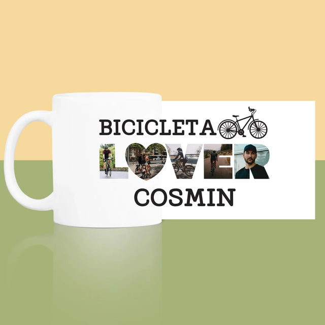 Cuvânt Din Fotografii: Bicicleta Lover - Cană