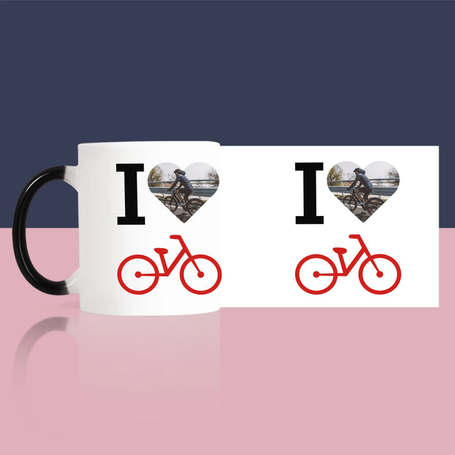 Fotografie Si Semnătură: I Love Bicicletă - Cană